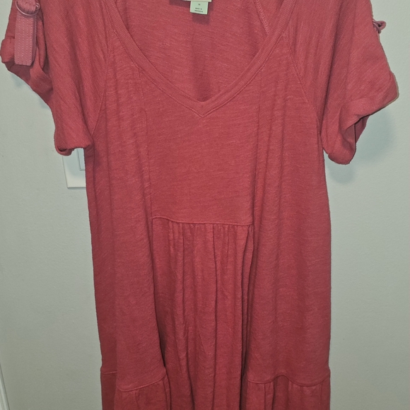 Anthropologie Raspberry Mini Dress - Picture 2 of 5